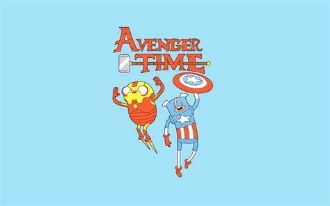 Avenger Time graphic art, Adventure Time HD wallpaper | Wallpaper Flare