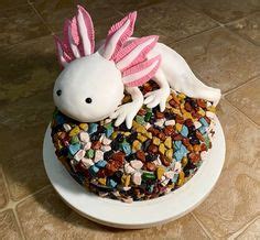 Axolotl Birthday Cake
