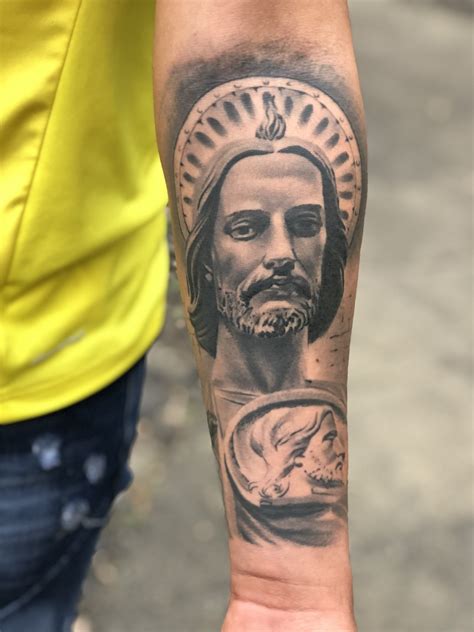 San Judas Tadeo Tatuaje En El Pecho