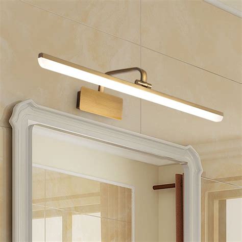 Modern Style Armed LED Bathroom Vanity Light in Satin Gold | Bathroom ...