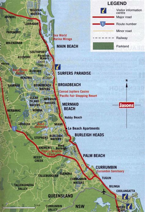 Gold Coast Map