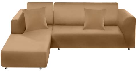 BT.WA Couch Cover L Shape Sectional Sofa Cover 2-Piece Soft Stretch ...