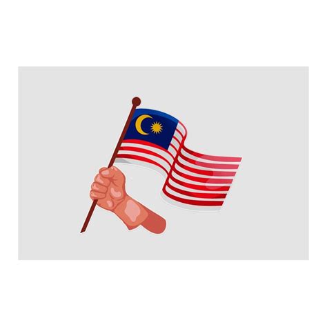 Malaysia Flag Style 5 Sticker - DecalsHouse