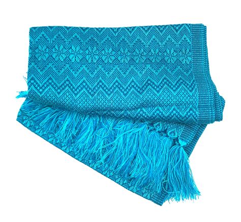 ZigZag Pattern Classic Artisanal Mexican Rebozo Shawl (195cmx67cm ...