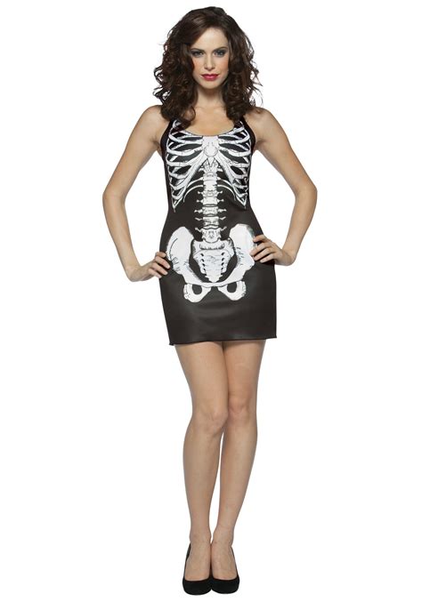 Womens Skeleton Dress - Halloween Costume Ideas 2023