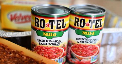 Rotel Diced Tomatoes & Green Chilies Cans 12-Pack Only $8.82 Shipped on ...