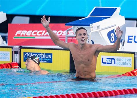 Romania’s David Popovici wins two gold medals and sets new world record at European Swimming ...