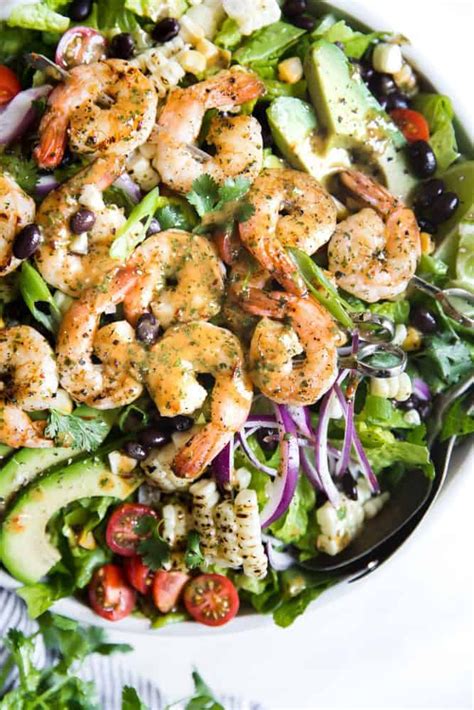 This easy Grilled Shrimp Salad recipe is the perfect solution to your summer dinner… | Grilled ...