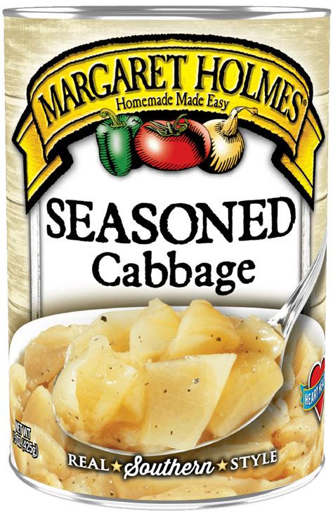 Margaret Holmes Seasoned Cabbage, Canned Vegetables, 15 oz. - Walmart ...