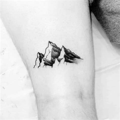 47 Minimalist Mountain Tattoo Ideas for Men [2024 Guide]