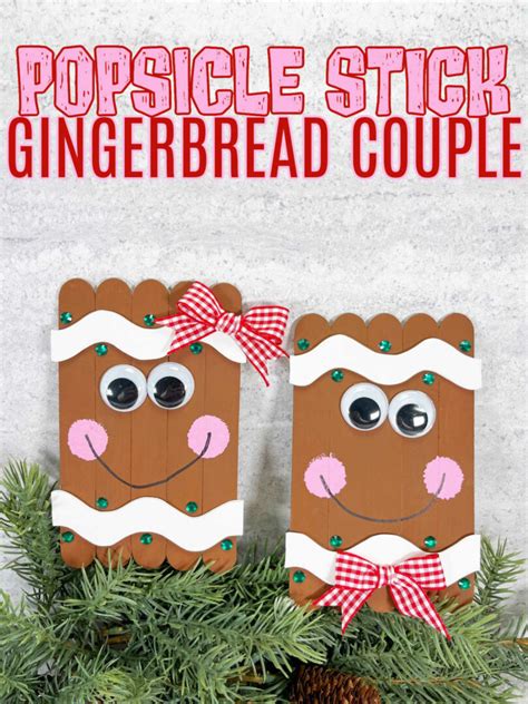 Popsicle Stick Gingerbread Man Craft | Today's Creative Ideas