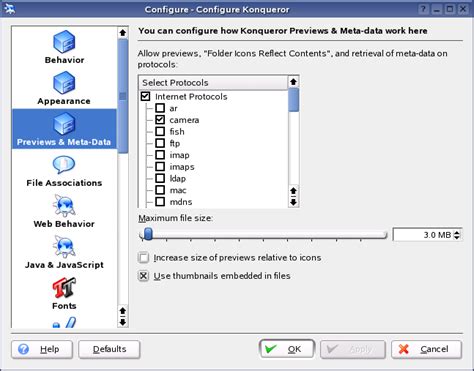 Novell Documentation: Novell Linux Desktop - Managing Folders and Files with Konqueror