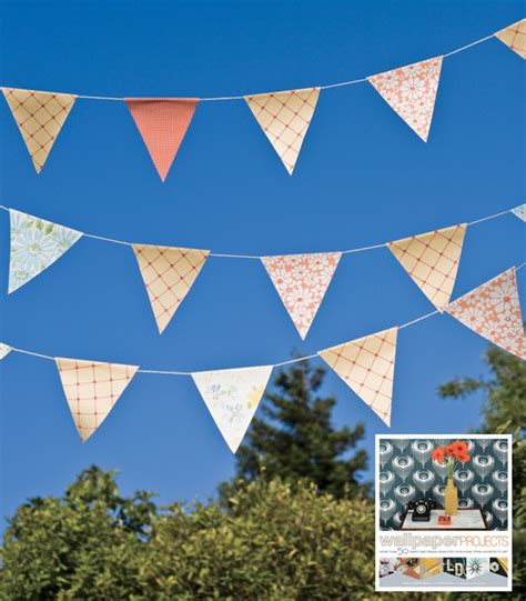 Free download Make Wall Paper Bunting from old wallpaper sample books ...