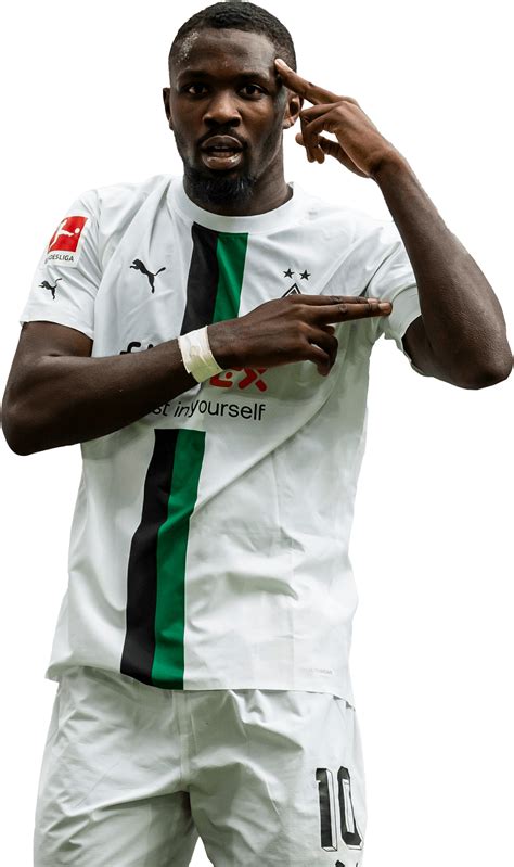 Marcus Thuram Borussia Mönchengladbach football render - FootyRenders