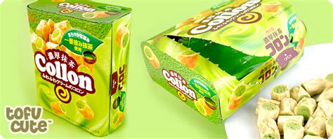 Buy Glico Collon Biscuit Roll - Match Green Tea Filling at Tofu Cute