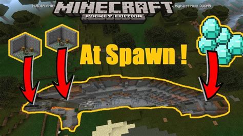 Huge Ravine Spawn Seed | Minecraft PE Bedrock Seeds