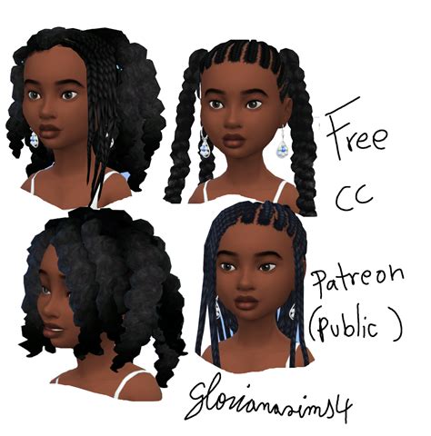 Sims 4 African American Hair Cc - 2024 HairStyles Ideas