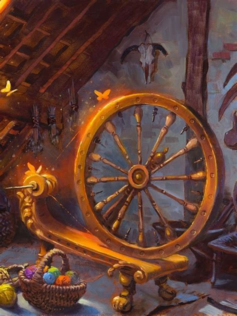 MTGNexus - Spinning Wheel Art by Aaron Miller