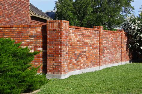 Fence Wall Design Interior Entrancing Brick Wall Fence Designs intended for proportions 2321 X ...