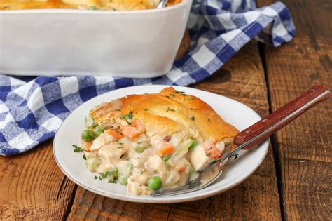 Crescent Roll Chicken Pot Pie - Chocolate with Grace