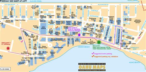 Printable Map Of Waikiki Hotels