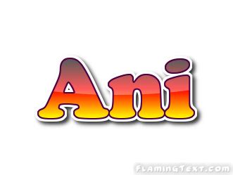 Ani Logo | Free Name Design Tool from Flaming Text