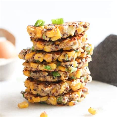 Sweetcorn Fritters - Healthy Little Foodies