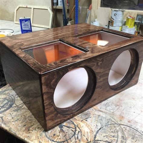 Double Woofer Custom Ported Subwoofer Box | CustomLowz