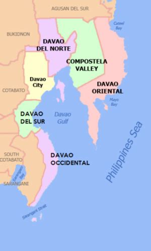 Region 11 : Cities and Provinces in Davao Region XI Philippines - Philippines