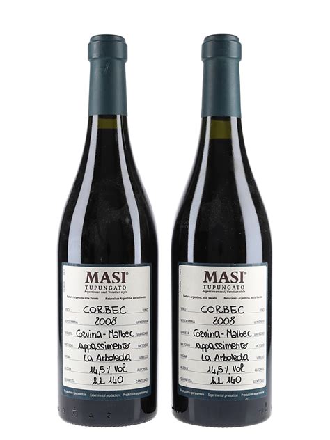 Masi Tupungato Corbec 2008 - Lot 149886 - Buy/Sell New World Wine Online