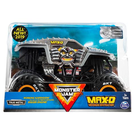 Monster Jam, Official Max D Monster Truck, 1:24 Scale | Toys R Us Canada