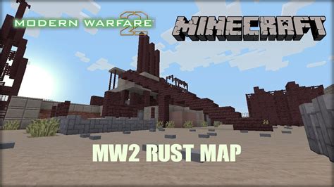 MINECRAFT - MW2 RUST MAP - YouTube