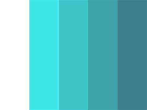 Palette / Turquoise | Turquoise color palette, Color pallets, Pallet painting