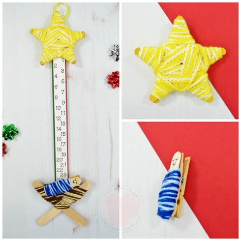 DIY Advent Calendar Ideas: Nativity Advent Calendar - This Mama Loves