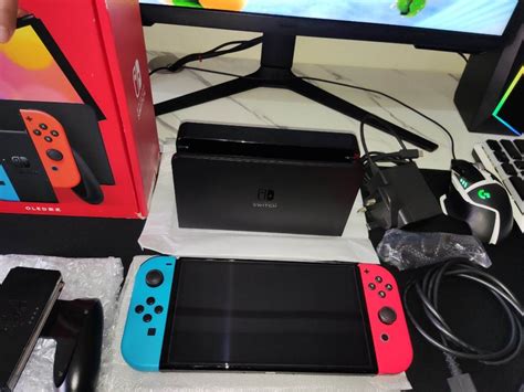 Nintendo Switch OLED with Games, Video Gaming, Video Game Consoles ...