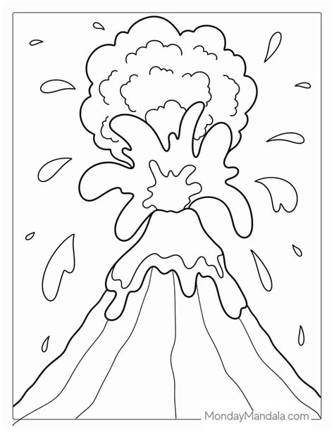 20 Volcano Coloring Pages (Free PDF Printables)