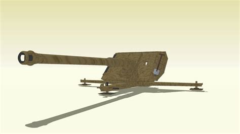 ww2 German 8,8 cm Panzer Abwehr Kanone (PAK) 43 L71 | 3D Warehouse