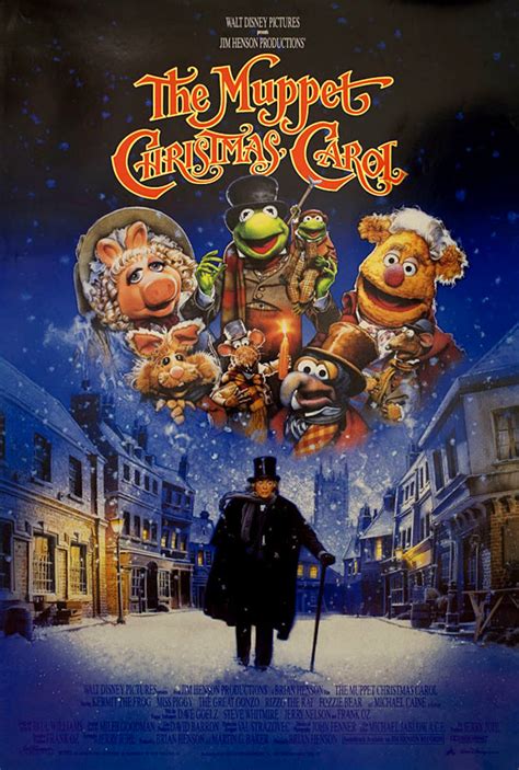 The Muppet Christmas Carol Original 1992 U.S. One Sheet Movie Poster ...