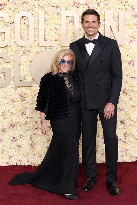 Bradley Cooper walks Golden Globes Red Carpet with his mom