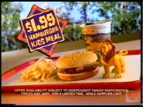 Chicken Run Burger King Big Kids Meal Commercial (2000) | Doovi