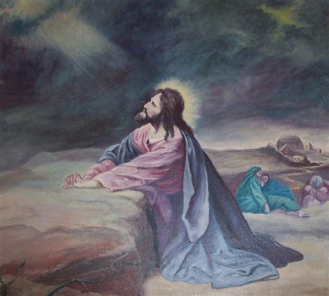 Jesus Gethsemane Painting at PaintingValley.com | Explore collection of ...