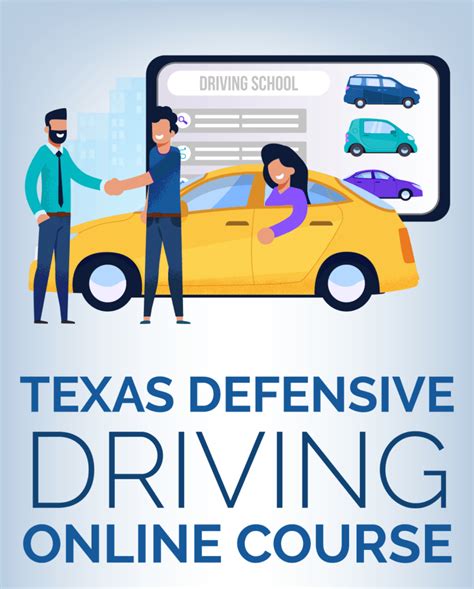 Texas Defensive Driving Online Course Infographic - Ticket School