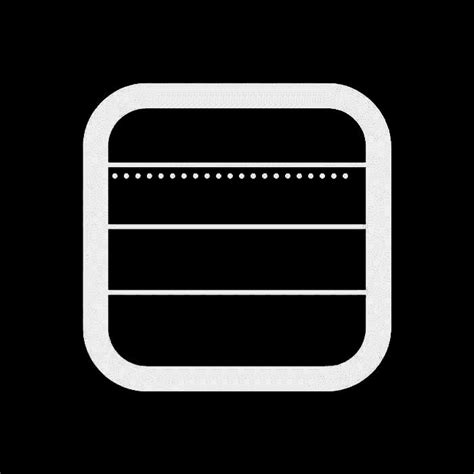 Notes App Icon Black and White | Ícones, Tela de fundo, Ícone