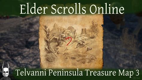 Telvanni Peninsula Treasure Map 3 [Elder Scrolls Online] ESO - YouTube