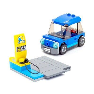 LEGO CITY SMART Car EV Electric Vehicle & Charging Station Train Town ...