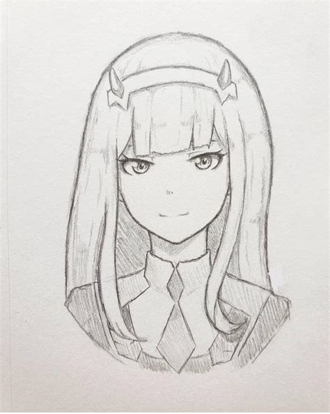 Zero two fan art . Rate this from 1 to 10 !!! : r/DarlingInTheFranxx