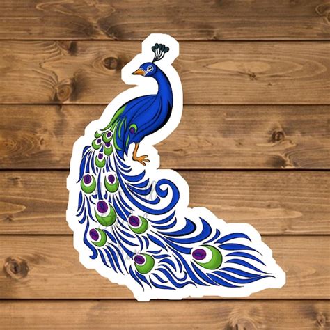 Peacock Stickers - Etsy