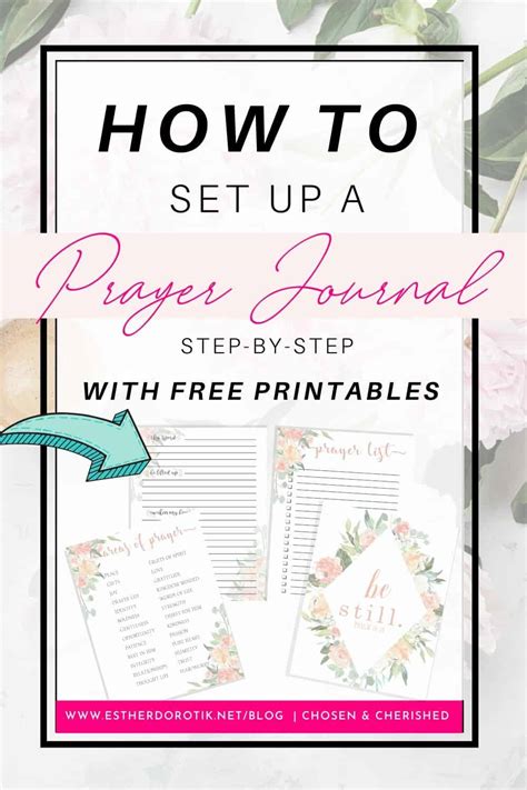 How To Set Up A Prayer Journal | Free Prayer Journal Printables | Learn How to Pray Effectively ...