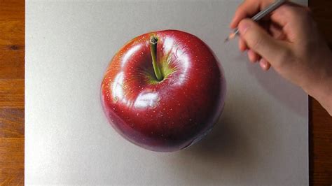 Drawing Red Apple (2020) - YouTube