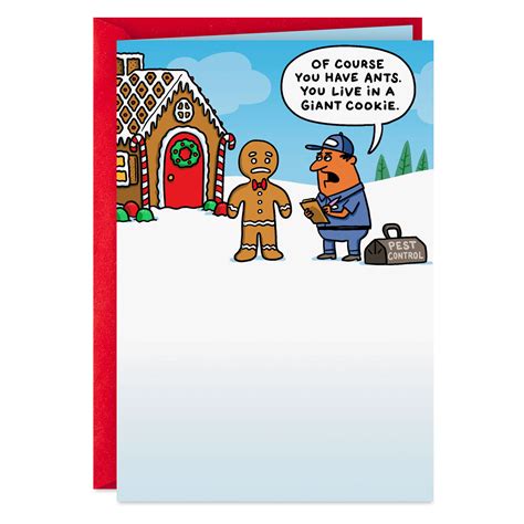 Gingerbread Man Funny Christmas Card - Greeting Cards - Hallmark